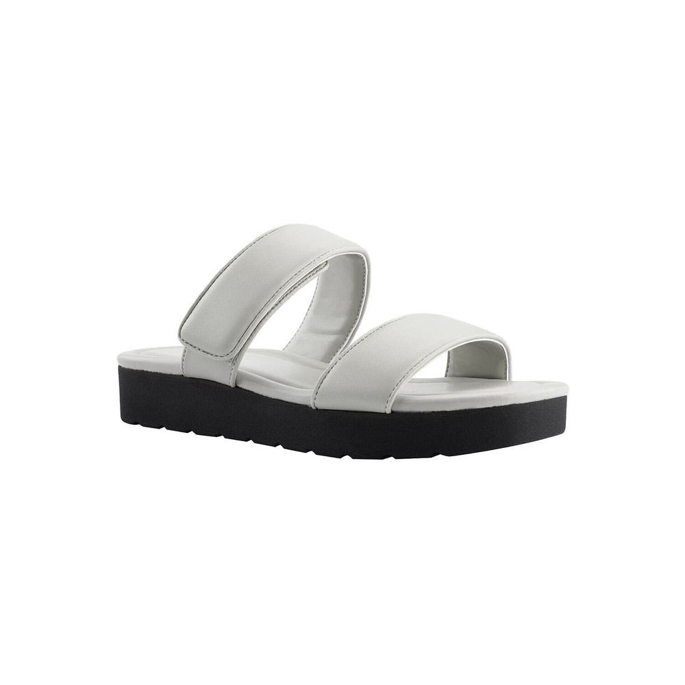 Marc Fisher NEW Womens Keena Gray Open Toe Slipper Sandals Slides size 10M NIB